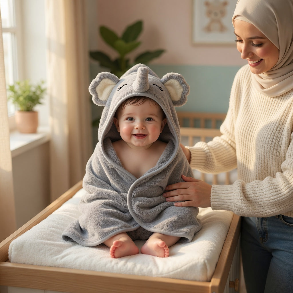Baby Swaddle Bath Towel