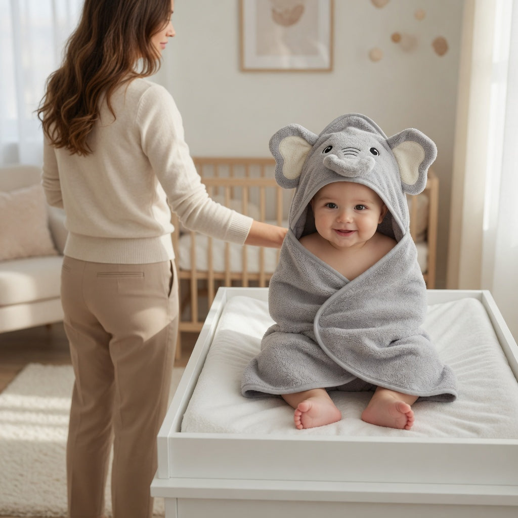 Baby Swaddle Bath Towel
